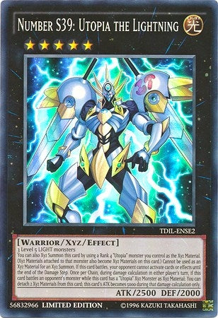 Image for Number S39: Utopia the Lightning (TDIL-ENSE2) (TDIL) - YuGiOh