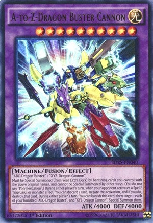 Image for A-to-Z-Dragon Buster Cannon (SDKS-EN040) (SDKS) - YuGiOh