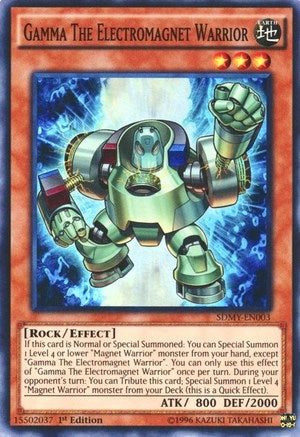 Image for Gamma The Electromagnet Warrior (SDMY-EN003) (SDMY) - YuGiOh