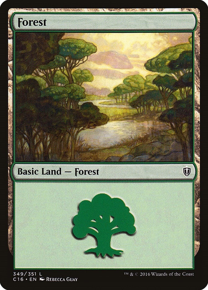 Image for Forest (349) (349) (Commander 2016) - Magic: The Gathering