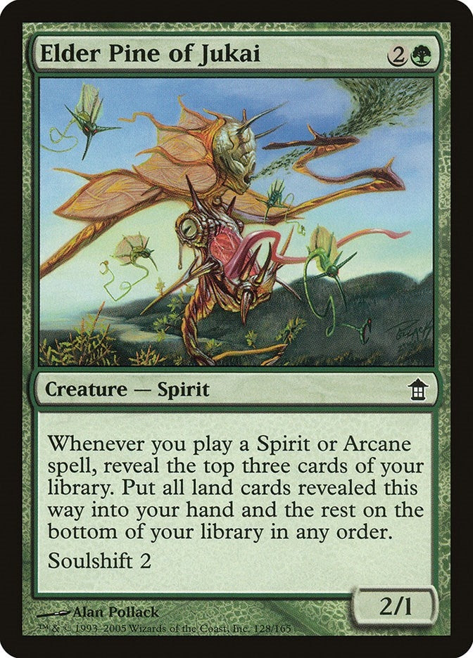 Image for Elder Pine of Jukai (128) (Saviors of Kamigawa) - Magic: The Gathering