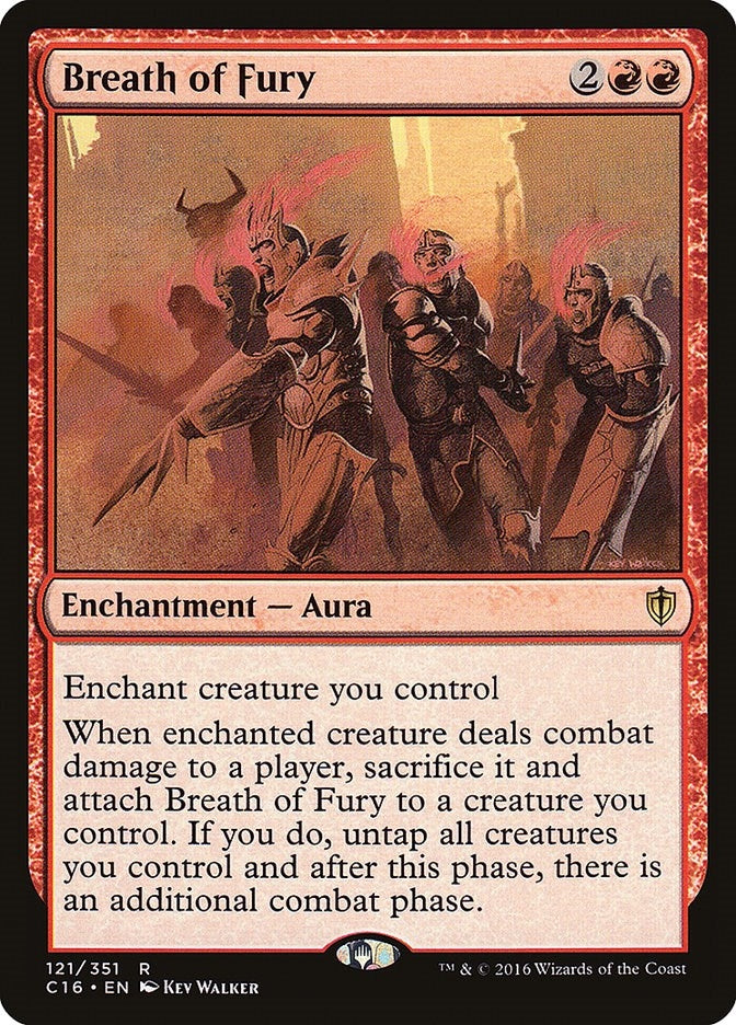 Image for Breath of Fury (121) (Commander 2016) - Magic: The Gathering