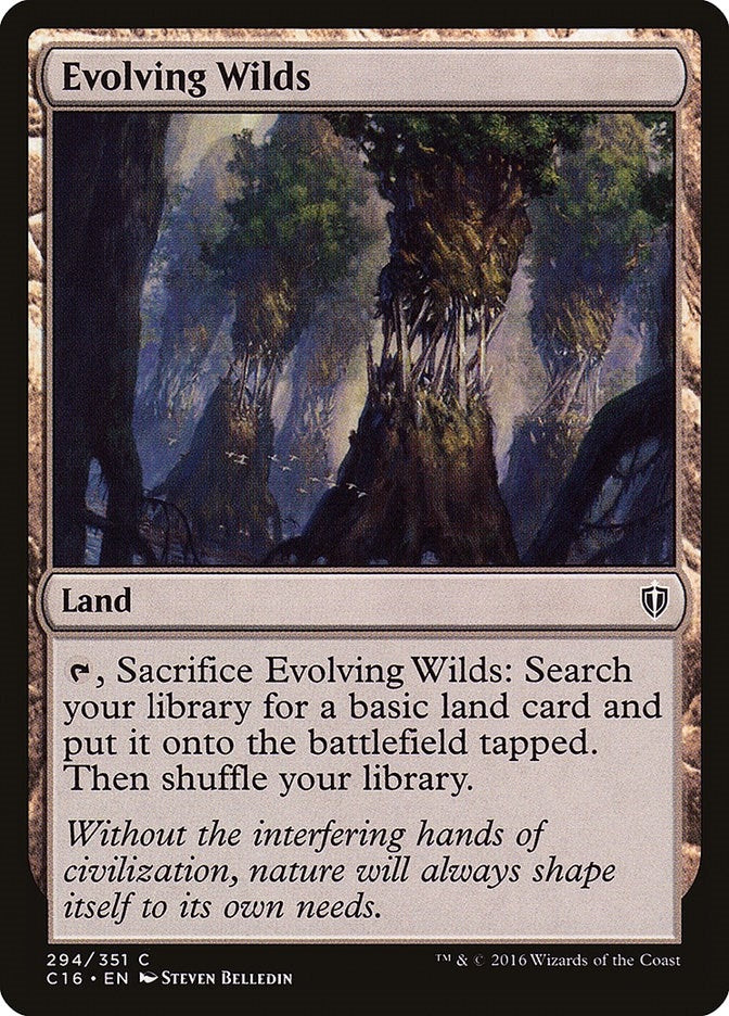 Image for Evolving Wilds (294) (Commander 2016) - Magic: The Gathering