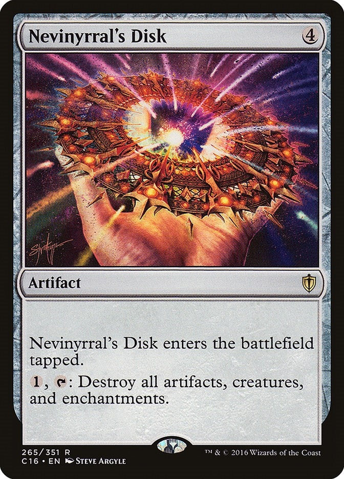 Image for Nevinyrral's Disk (265) (Commander 2016) - Magic: The Gathering