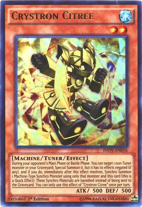Image for Crystron Citree (INOV-EN016) (INOV) - YuGiOh