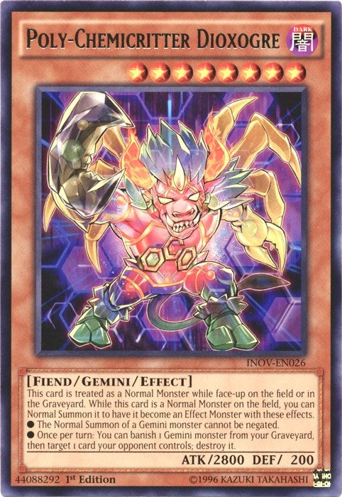 Image for Poly-Chemicritter Dioxogre (INOV-EN026) (INOV) - YuGiOh