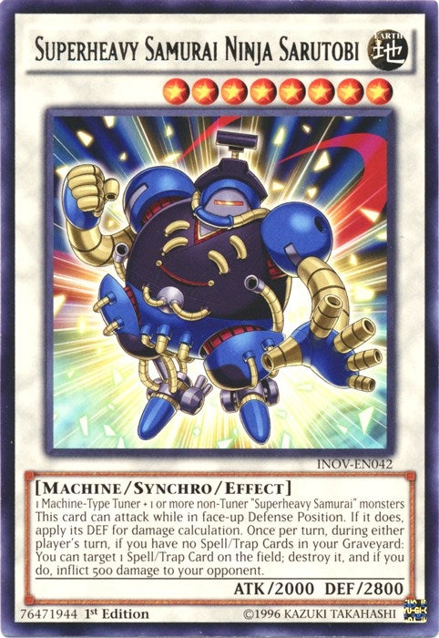 Image for Superheavy Samurai Ninja Sarutobi (INOV-EN042) (INOV) - YuGiOh