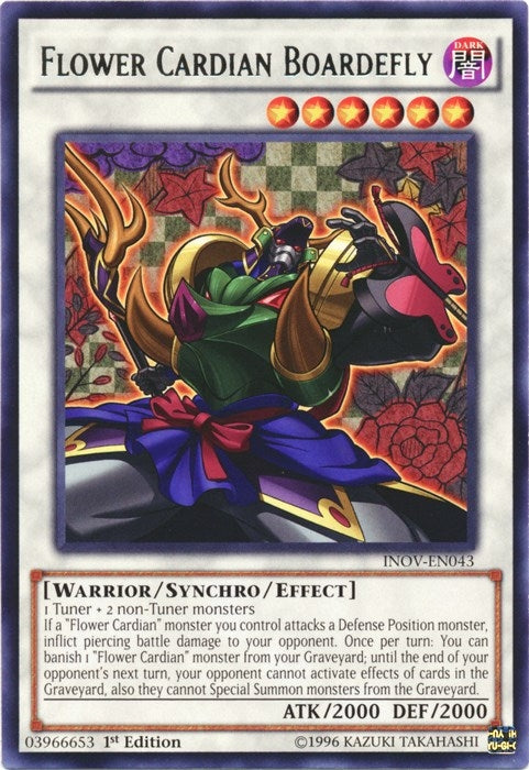 Image for Flower Cardian Boardefly (INOV-EN043) (INOV) - YuGiOh