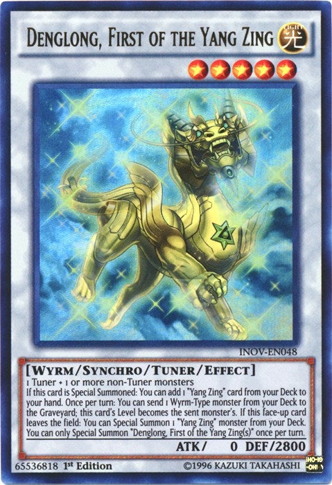 Image for Denglong, First of the Yang Zing (INOV-EN048) (INOV) - YuGiOh
