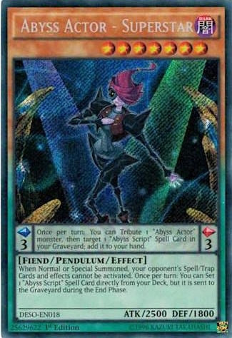 Image for Abyss Actor - Superstar (DESO-EN018) (DESO) - YuGiOh