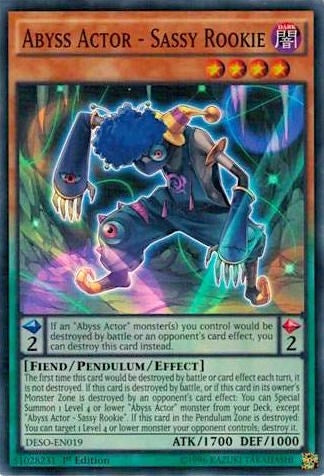 Image for Abyss Actor - Sassy Rookie (DESO-EN019) (DESO) - YuGiOh