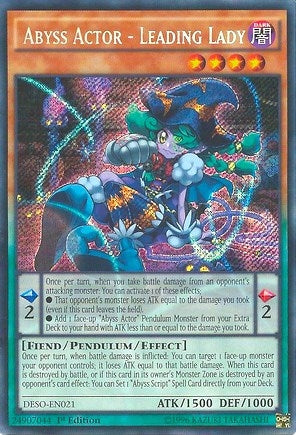 Image for Abyss Actor - Leading Lady (DESO-EN021) (DESO) - YuGiOh