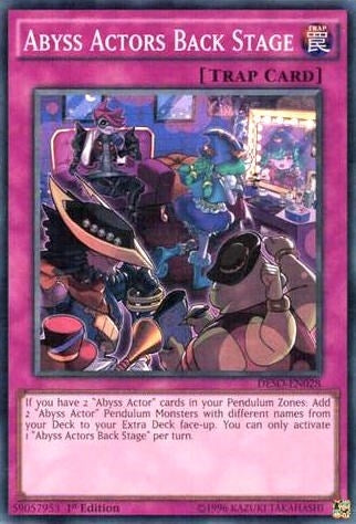 Image for Abyss Actors Back Stage (DESO-EN028) (DESO) - YuGiOh