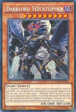Image for Darklord Tezcatlipoca (DESO-EN031) (DESO) - YuGiOh