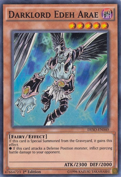Image for Darklord Edeh Arae (DESO-EN040) (DESO) - YuGiOh