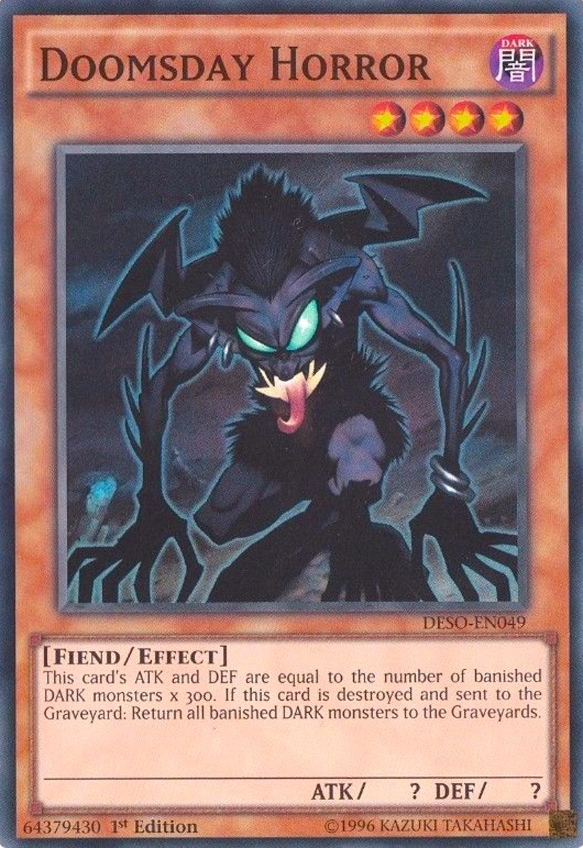 Image for Doomsday Horror (DESO-EN049) (DESO) - YuGiOh