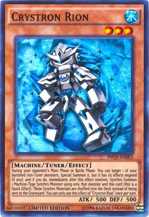Image for Crystron Rion (INOV-ENSE3) (INOV) - YuGiOh
