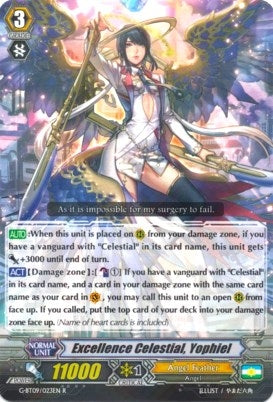 Image for Excellence Celestial, Yophiel (G-BT09/023EN) (G-BT09: Divine Dragon Caper) - Cardfight Vanguard