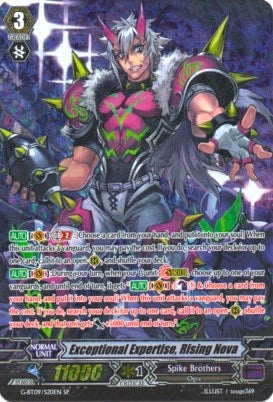 Image for Exceptional Expertise, Rising Nova (SP) (G-BT09/S20EN) (G-BT09: Divine Dragon Caper) - Cardfight Vanguard