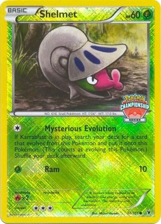 Image for Shelmet - 11/101 (Championship Series) (011/101) (PR) - Pokemon