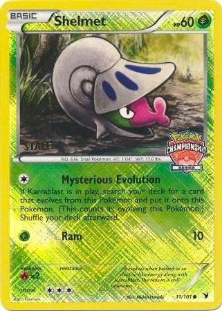 Image for Shelmet 11/101 (Championship Series) [Staff] (011/101) (PR) - Pokemon