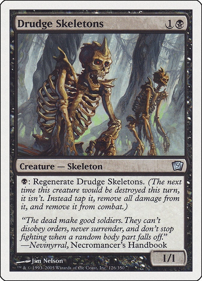 Image for Drudge Skeletons (126) (9th Edition) - Magic: The Gathering