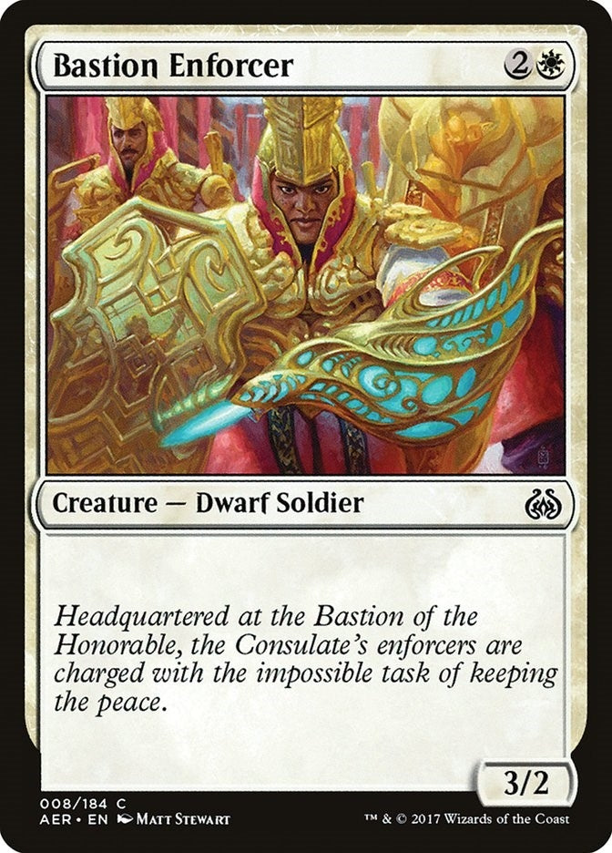 Image for Bastion Enforcer (8) (Aether Revolt) - Magic: The Gathering