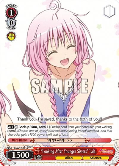Image for "Looking After Younger Sisters" Lala (TL/W37-TE16 TD) (To Loveru Darkness 2nd) - Weiss Schwarz