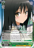 Image for "Regretting a Little?" Yui (TL/W37-E038 R) (To Loveru Darkness 2nd) - Weiss Schwarz