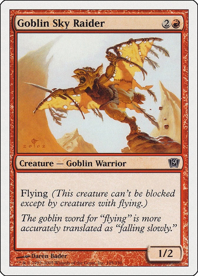 Image for Goblin Sky Raider (195) (9th Edition) - Magic: The Gathering