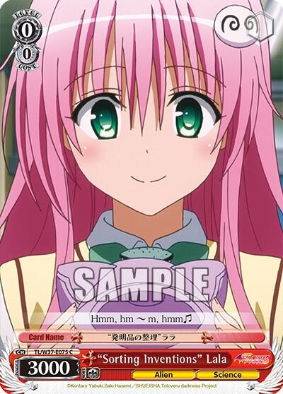 Image for "Sorting Inventions" Lala (TL/W37-E075 C) (To Loveru Darkness 2nd) - Weiss Schwarz