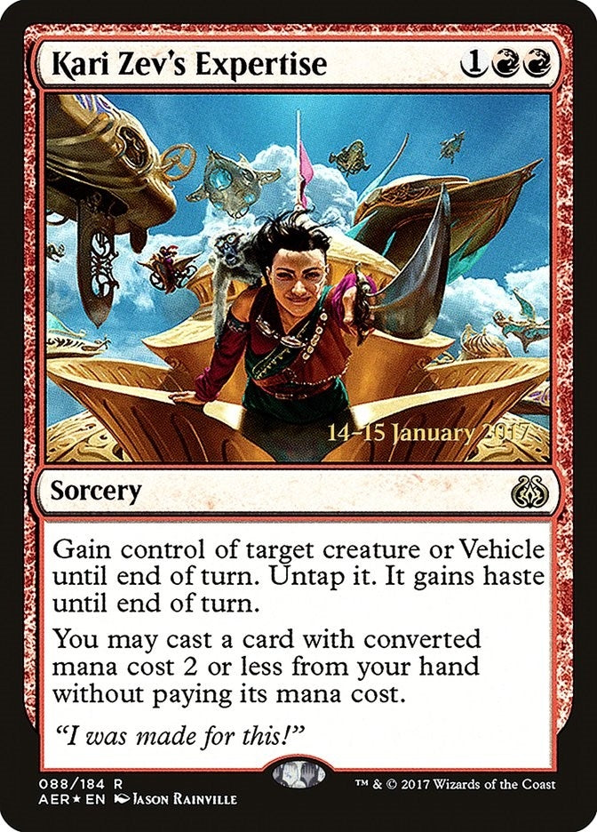 Image for Kari Zev's Expertise (88) (Prerelease Cards) - Magic: The Gathering