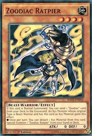 Image for Zoodiac Ratpier (RATE-EN014) (RATE) - YuGiOh