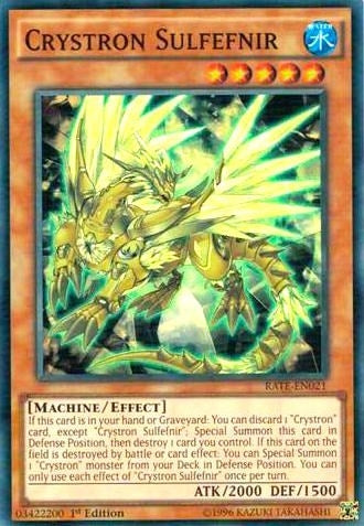 Image for Crystron Sulfefnir (RATE-EN021) (RATE) - YuGiOh