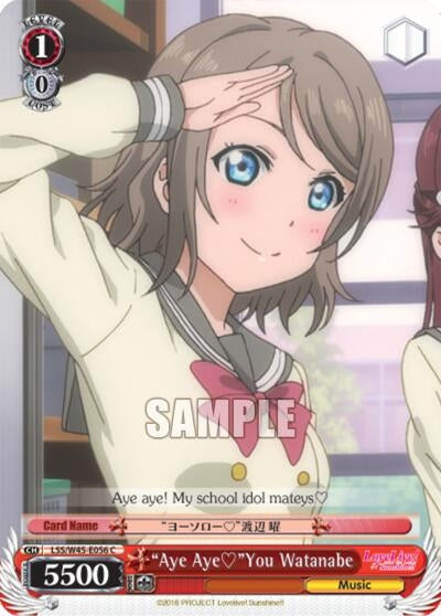 Image for "Aye Aye"You Watanabe (LSS/W45-E056 C) (Love Live! Sunshine!!) - Weiss Schwarz