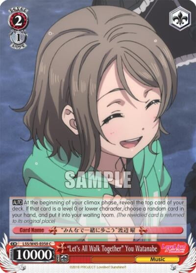 Image for "Let's All Walk Together" You Watanabe (LSS/W45-E058 C) (Love Live! Sunshine!!) - Weiss Schwarz
