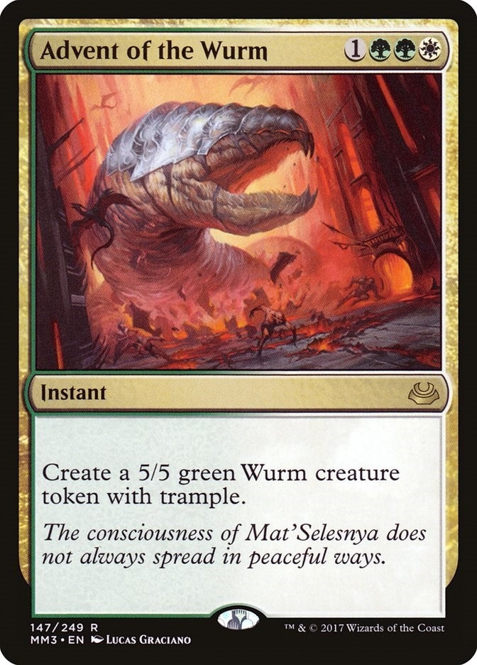 Image for Advent of the Wurm (147) (Modern Masters 2017) - Magic: The Gathering