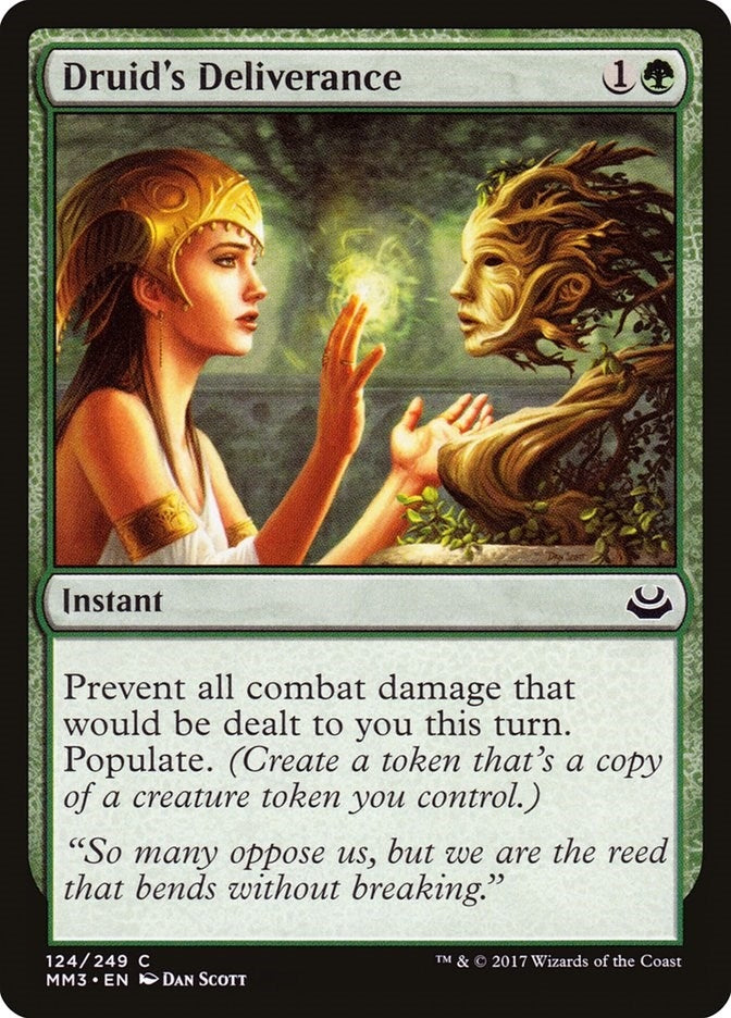 Image for Druid's Deliverance (124) (Modern Masters 2017) - Magic: The Gathering