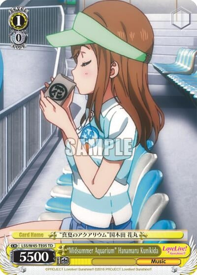 Image for "Midsummer Aquarium" Hanamaru Kunikida (LSS/W45-TE05 TD) (Love Live! Sunshine!!) - Weiss Schwarz