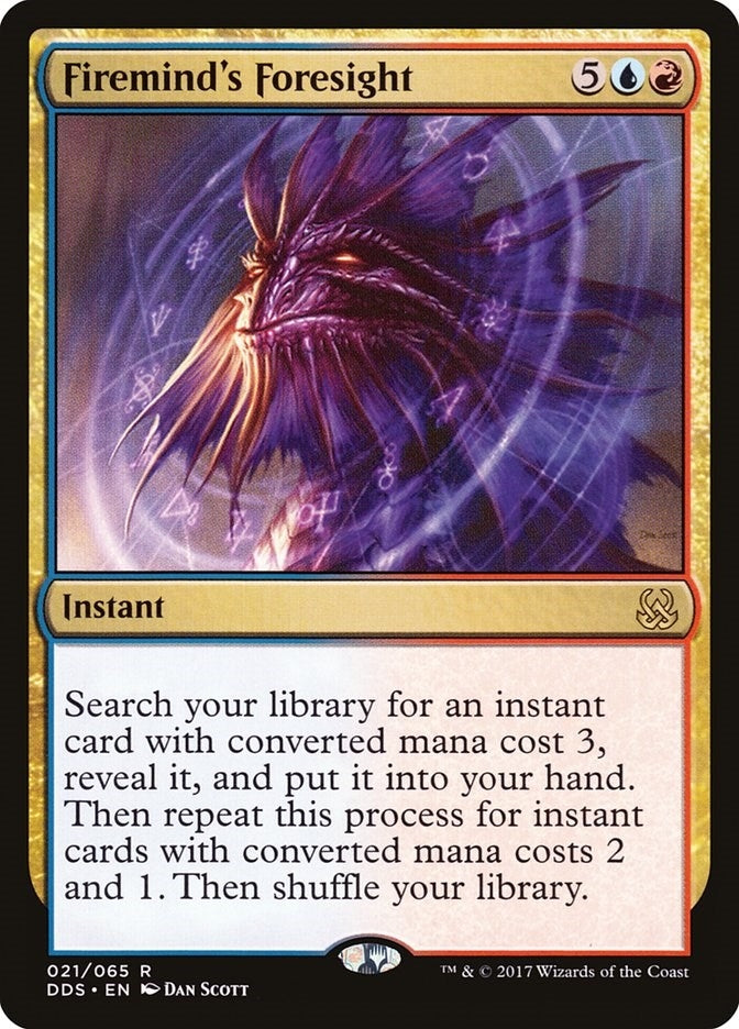 Image for Firemind's Foresight (21) (Mind vs. Might) - Magic: The Gathering
