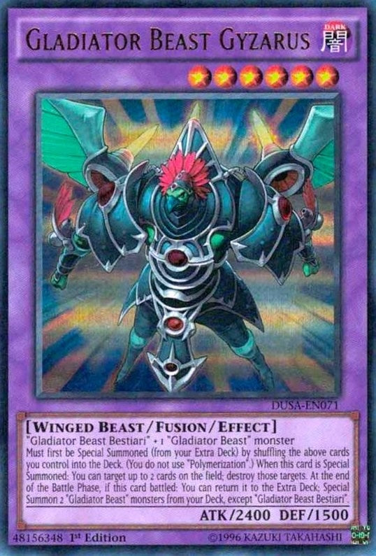 Image for Gladiator Beast Gyzarus (DUSA-EN071) (DUSA) - YuGiOh