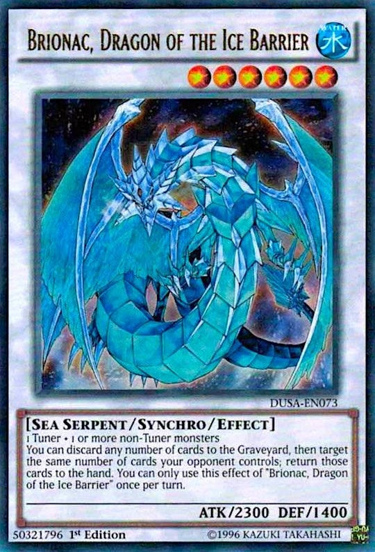 Image for Brionac, Dragon of the Ice Barrier (DUSA-EN073) (DUSA) - YuGiOh