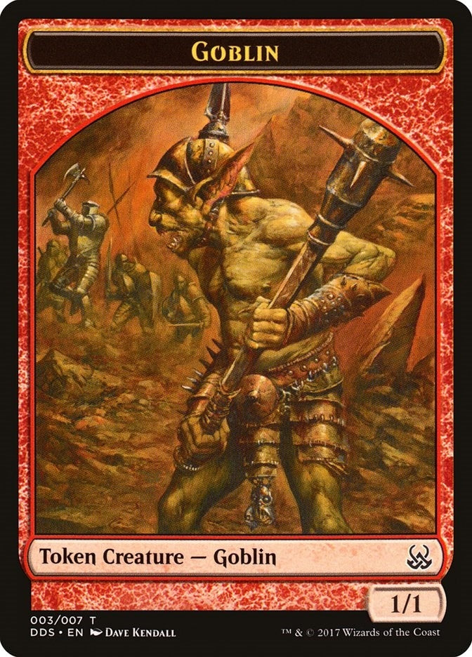 Image for Goblin Token (3) (Mind vs. Might) - Magic: The Gathering