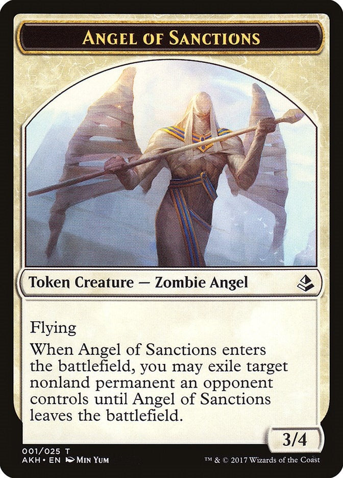 Image for Angel of Sanctions Token (1) (Amonkhet) - Magic: The Gathering