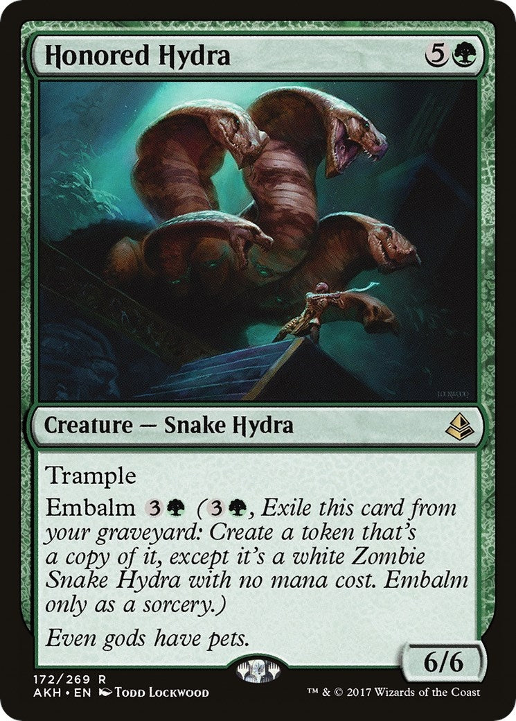 Image for Honored Hydra (172) (Amonkhet) - Magic: The Gathering