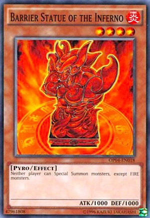 Image for Barrier Statue of the Inferno (OP04-EN018) (OP04) - YuGiOh