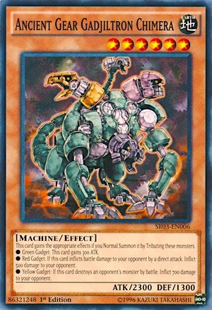 Image for Ancient Gear Gadjiltron Chimera (SR03-EN006) (SR03) - YuGiOh