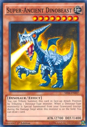Image for Super-Ancient Dinobeast (SR04-EN007) (SR04) - YuGiOh
