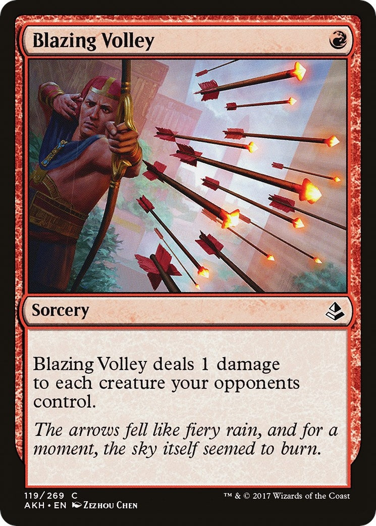 Image for Blazing Volley (119) (Amonkhet) - Magic: The Gathering