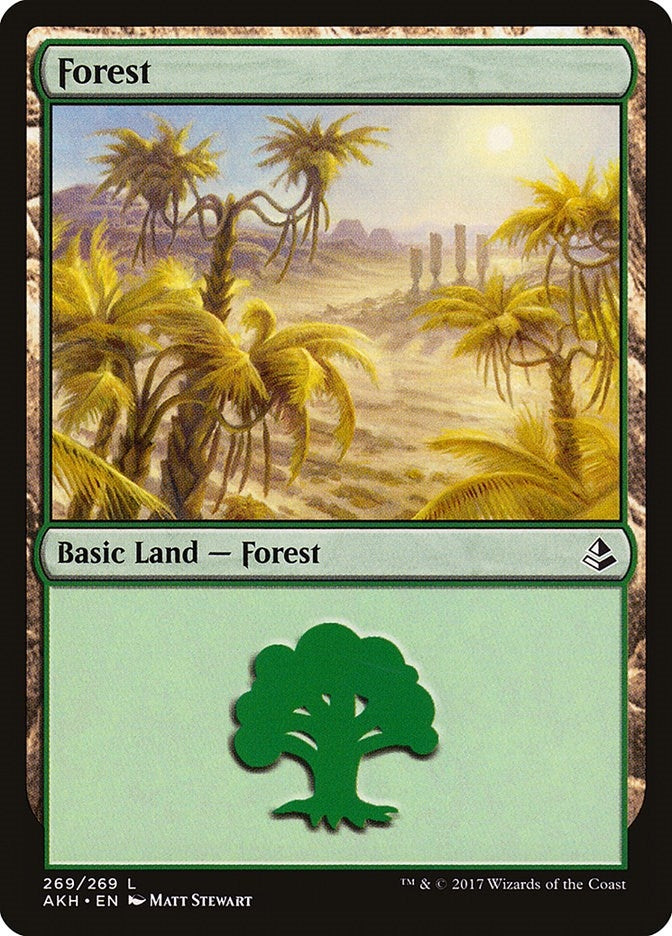 Image for Forest (269) (269) (Amonkhet) - Magic: The Gathering